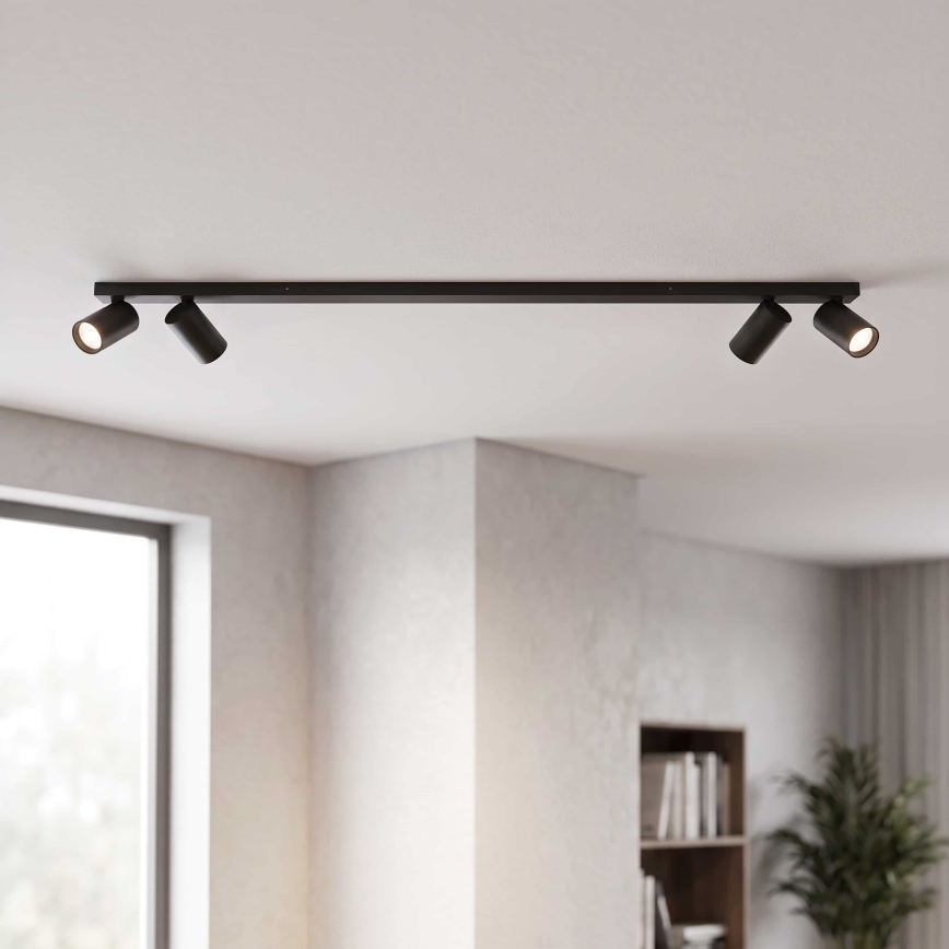 BRILAGI - Deckenspot SELE LONG 4xGU10/30W/230V schwarz