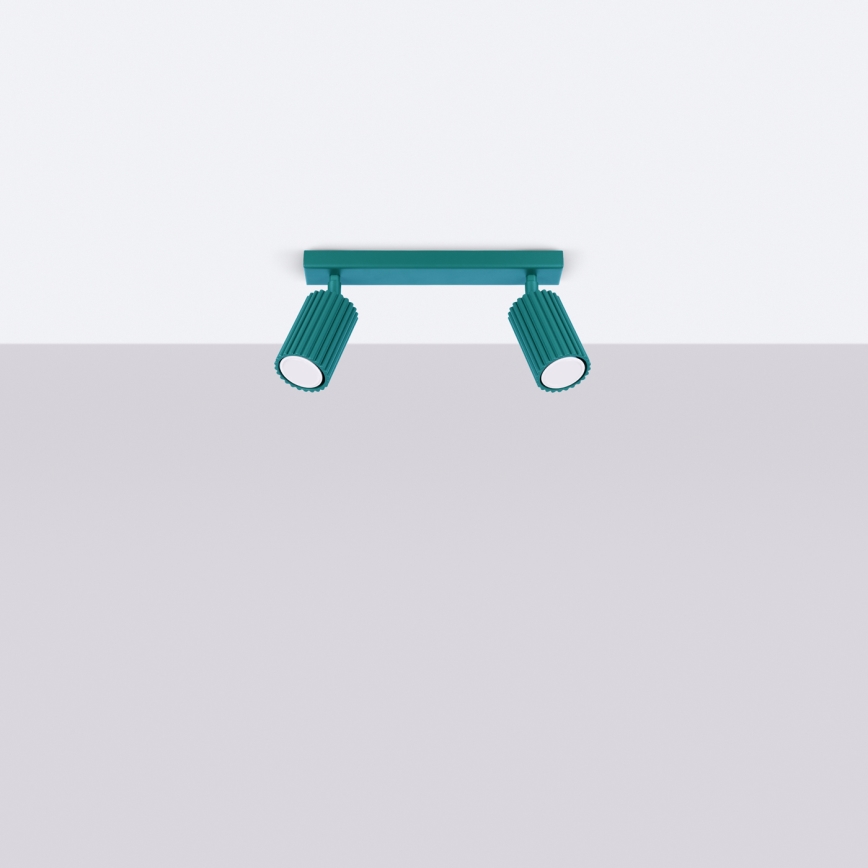 Brilagi - Deckenstrahler CRESTO 2xGU10/10W/230V türkis
