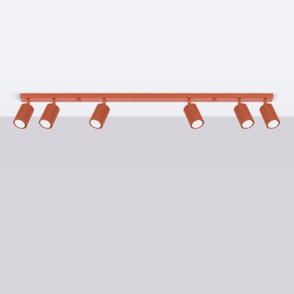 Brilagi - Deckenstrahler CRESTO 6xGU10/10W/230V rot