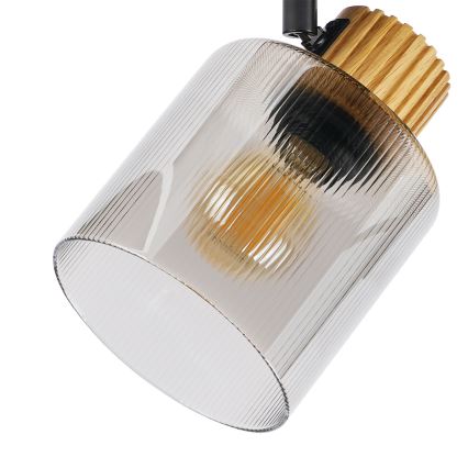 Brilagi - Deckenstrahler HYGGE 4xE14/15W/230V Holz/rauchfarben