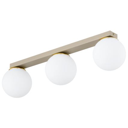 Brilagi - Deckenstrahler MILO 3xE27/60W/230V beige/gold