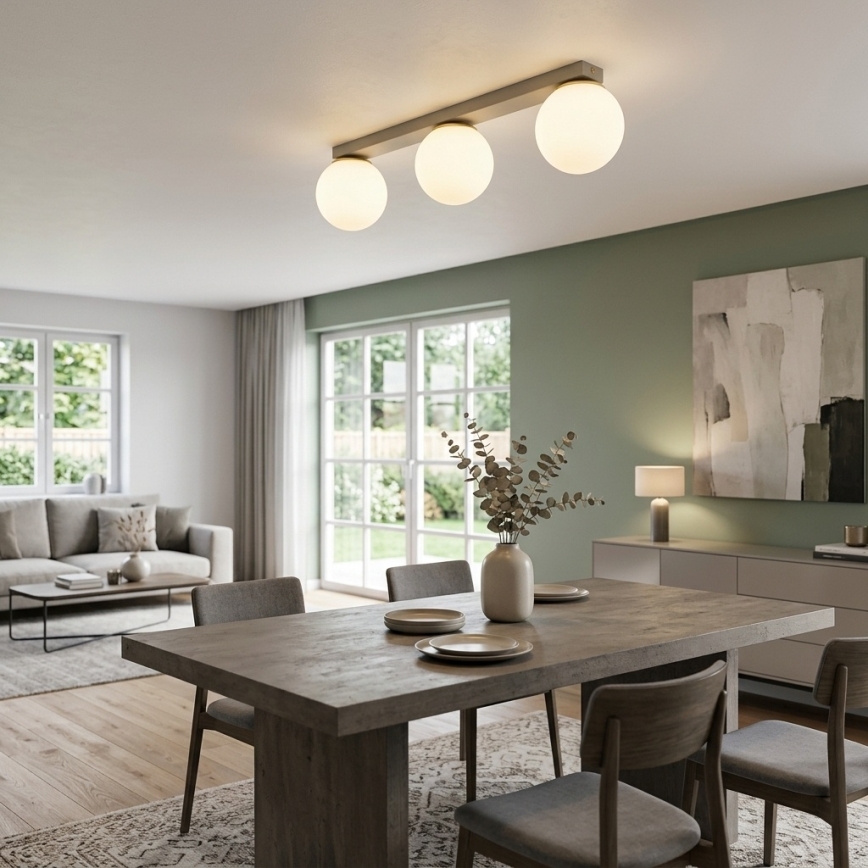 Brilagi - Deckenstrahler MILO 3xE27/60W/230V beige/gold