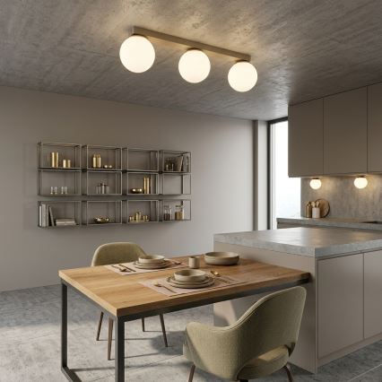 Brilagi - Deckenstrahler MILO 3xE27/60W/230V beige/gold