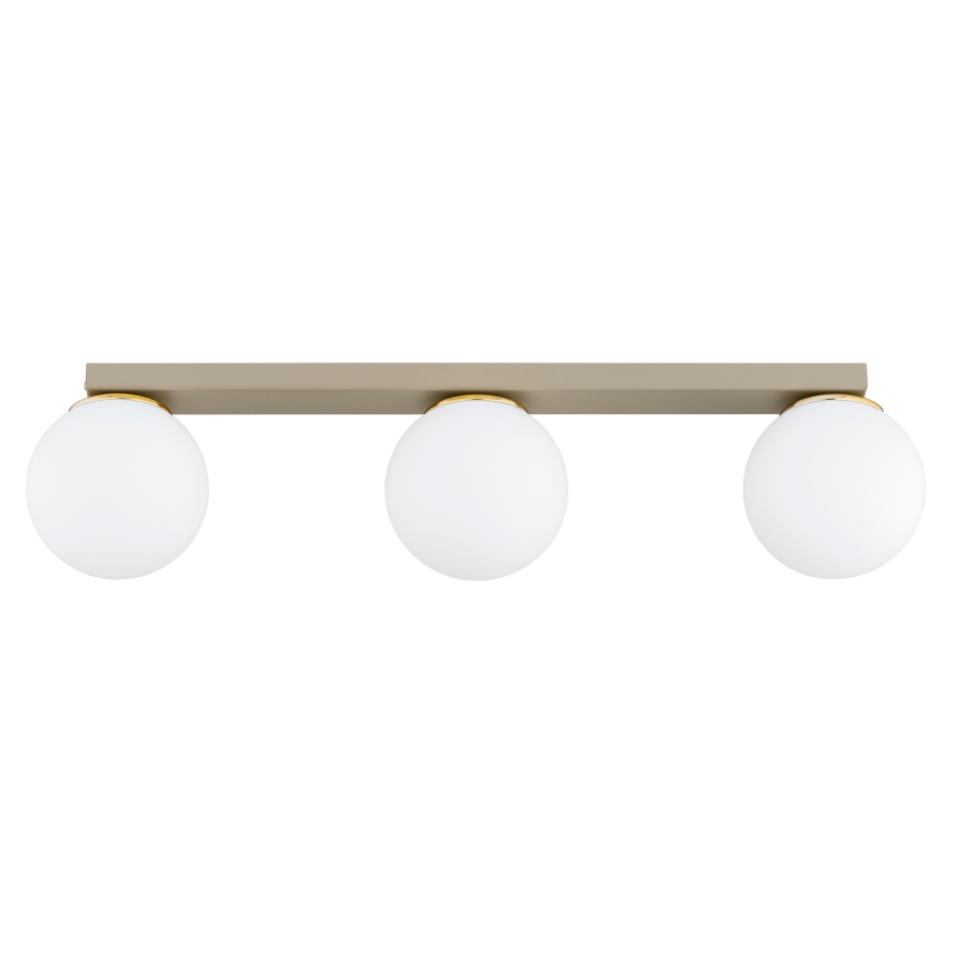Brilagi - Deckenstrahler MILO 3xE27/60W/230V beige/gold