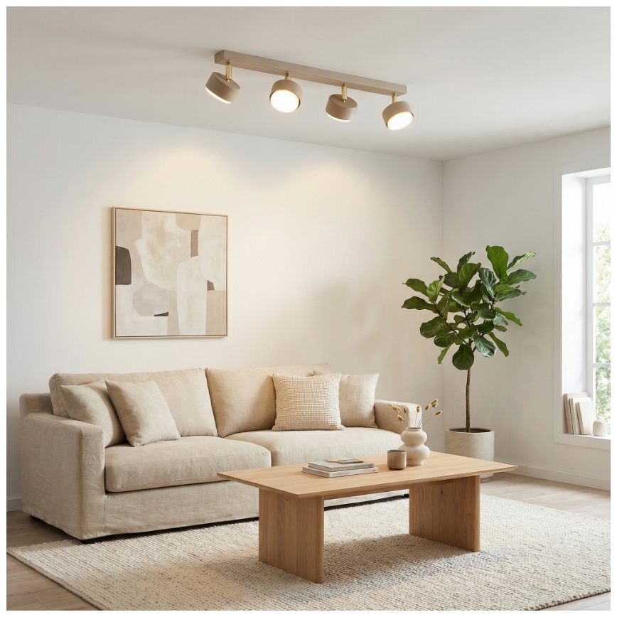 Brilagi - Deckenstrahler MONO 4xGX53/12W/230V beige