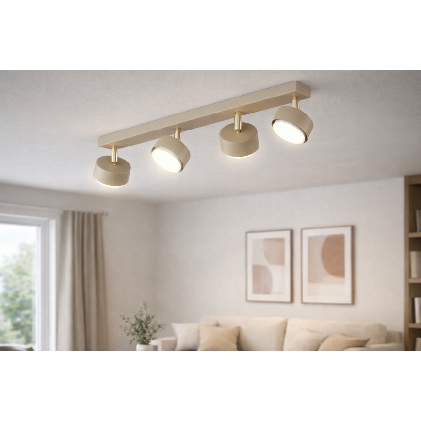 Brilagi - Deckenstrahler MONO 4xGX53/12W/230V beige
