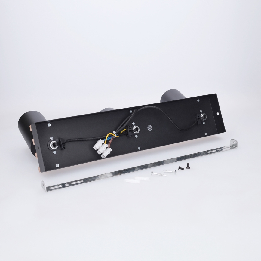 Brilagi - Deckenstrahler SELE WOOD ACOUSTIC 3xGU10/30W/230V schwarz/Holz