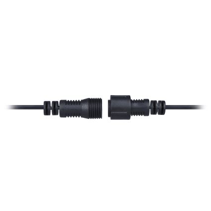 Brilagi - Dekorative LED-Lichterkette für den Außenbereich GARLAND 25xE12 20m schwarz IP44 warmweiβ