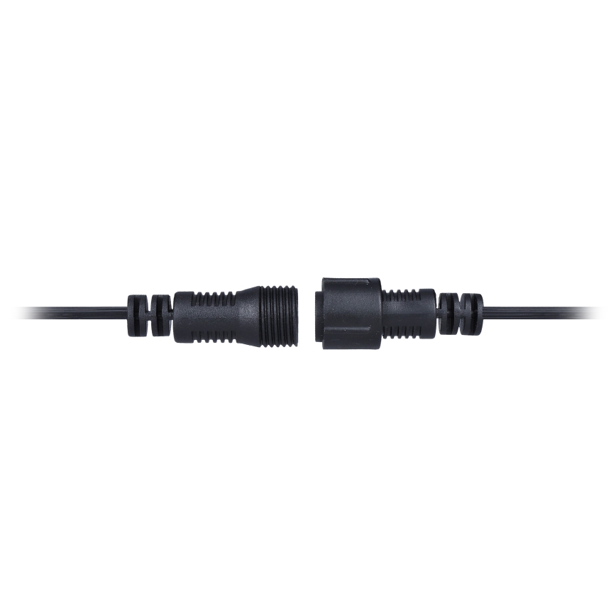 Brilagi - Dekorative LED-Lichterkette für den Außenbereich GARLAND 25xE12 20m schwarz IP44 warmweiβ