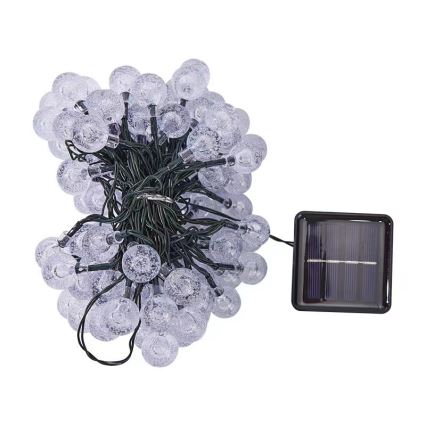 Brilagi - Dekorative LED-Solarkette BUBBLE 200xLED/8 Funktionen 20m IP65 warmweiβ