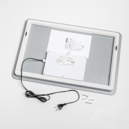 Brilagi - LED-beheizter Badezimmerspiegel DIANA LED/13W/230V 40x60 cm IP44 CRI 90 dimmbar + CCT