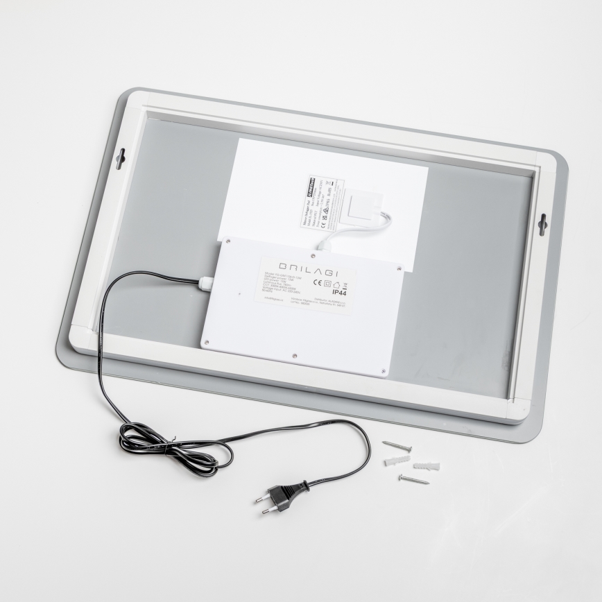 Brilagi - LED-beheizter Badezimmerspiegel DIANA LED/13W/230V 40x60 cm IP44 CRI 90 dimmbar + CCT