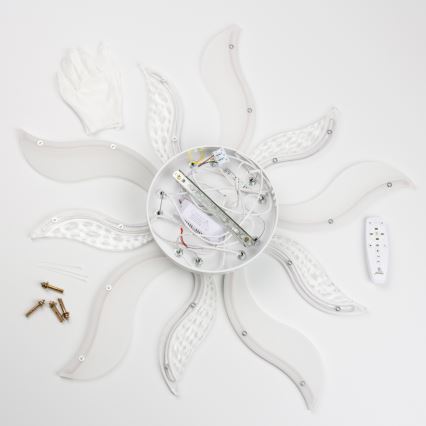 Brilagi - Dimmbare LED-Aufbauleuchte TWIST LED/65W/230V 3000-6500K weiß + Fernbedienung