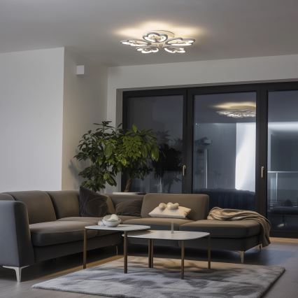 Brilagi - Dimmbare LED-Aufbauleuchte TWIST LED/80W/230V 3000-6500K weiß + Fernbedienung