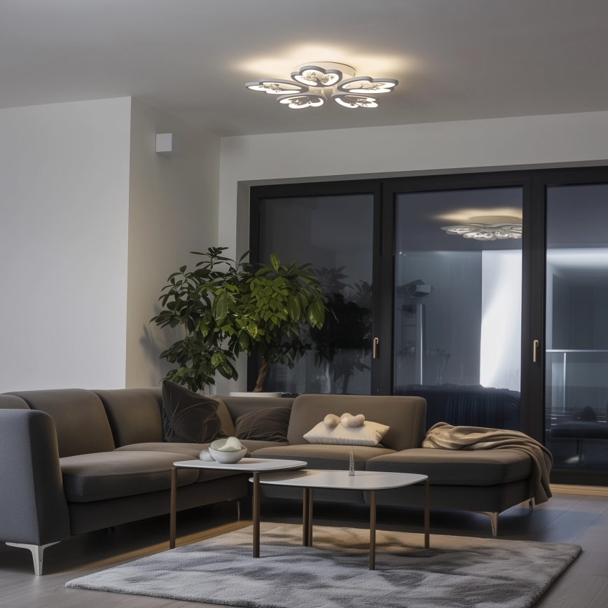 Brilagi - Dimmbare LED-Aufbauleuchte TWIST LED/80W/230V 3000-6500K weiß + Fernbedienung
