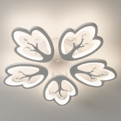 Brilagi - Dimmbare LED-Aufbauleuchte TWIST LED/80W/230V 3000-6500K weiß + Fernbedienung