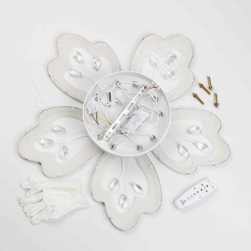 Brilagi - Dimmbare LED-Aufbauleuchte TWIST LED/80W/230V 3000-6500K weiß + Fernbedienung