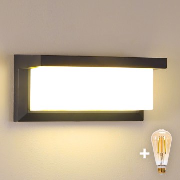 Brilagi - Dimmbare LED-Außenwandleuchte BRICKY 1xE27/6W/230V 2700-6500K IP54 anthrazit