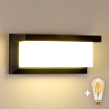 Brilagi - Dimmbare LED-Außenwandleuchte BRICKY 1xE27/6W/230V 2700-6500K IP54 schwarz