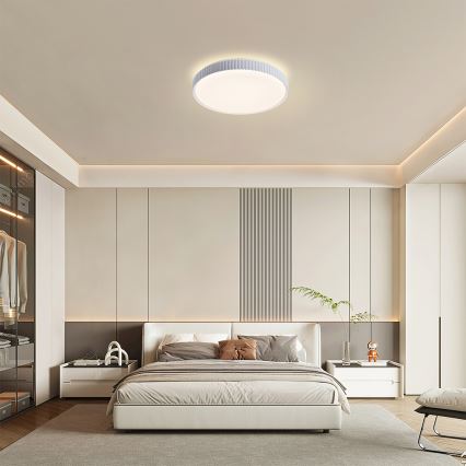 Brilagi - LED dimmbare Deckenleuchte CORVO LED/72W/230V 3000-6000K weiß Ø 50 cm + Fernbedienung