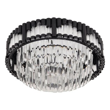 Brilagi - Dimmbare LED-Deckenleuchte CROWN LED/41W/230V 3000-6000K Durchmesser 48 cm schwarz + Fernbedienung
