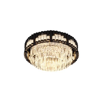 Brilagi - Dimmbare LED-Deckenleuchte CROWN LED/41W/230V 3000-6000K Durchmesser 48 cm schwarz + Fernbedienung