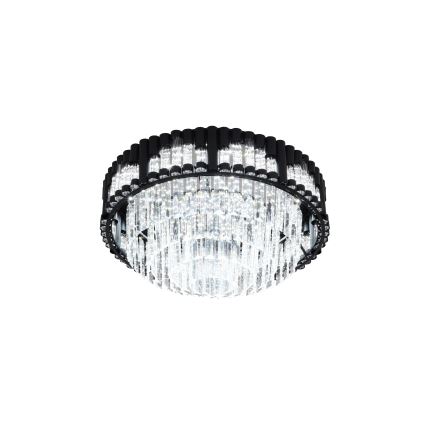 Brilagi - Dimmbare LED-Deckenleuchte CROWN LED/41W/230V 3000-6000K Durchmesser 48 cm schwarz + Fernbedienung
