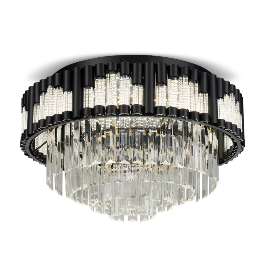 BRILAGI - Dimmbare LED-Deckenleuchte CROWN LED/41W/230V 3000-6000K Durchmesser 48 cm schwarz + Fernbedienung