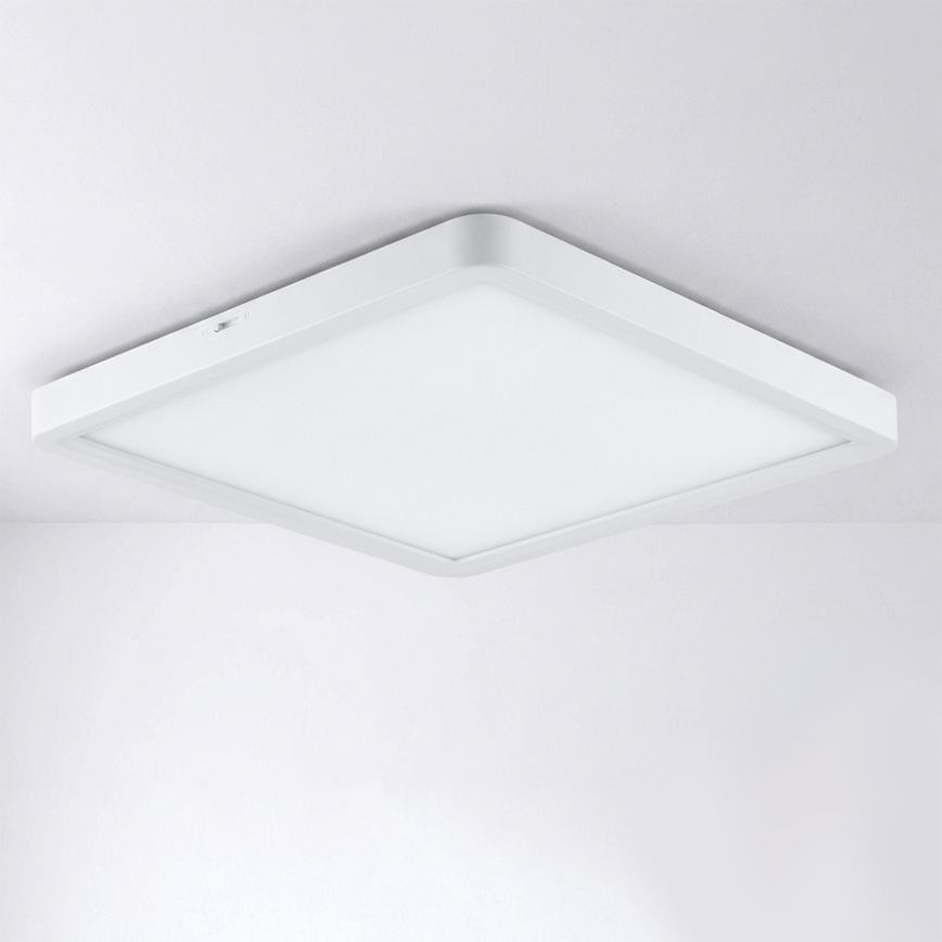 Brilagi - LED-dimmbare Deckenleuchte ESTELA SQUARE LED/36W/230V 3000-6500K 31x31 cm weiß + Fernbedienung