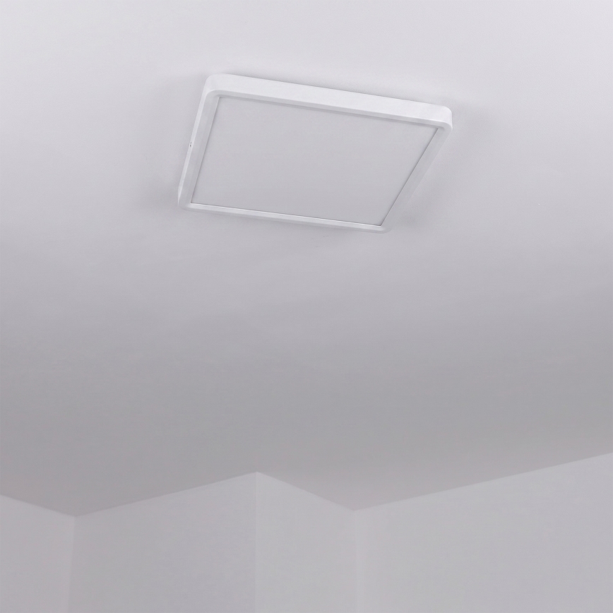 Brilagi - LED-dimmbare Deckenleuchte ESTELA SQUARE LED/36W/230V 3000-6500K 31x31 cm weiß + Fernbedienung
