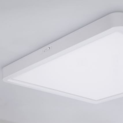 Brilagi - LED-dimmbare Deckenleuchte ESTELA SQUARE LED/36W/230V 3000-6500K 31x31 cm weiß + Fernbedienung