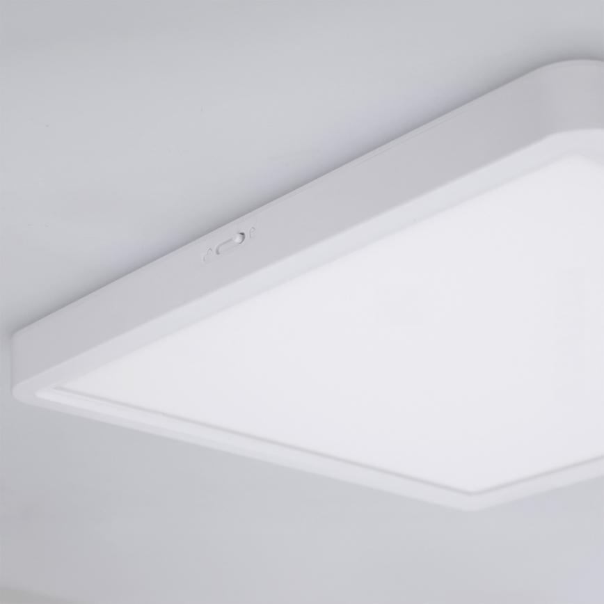 Brilagi - LED-dimmbare Deckenleuchte ESTELA SQUARE LED/36W/230V 3000-6500K 31x31 cm weiß + Fernbedienung