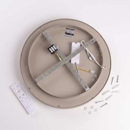 BRILAGI - Dimmbare LED-Deckenleuchte FALCON II LED/67W/230V 3000-6500K Ø 40 cm weiß/beige + Fernbedienung