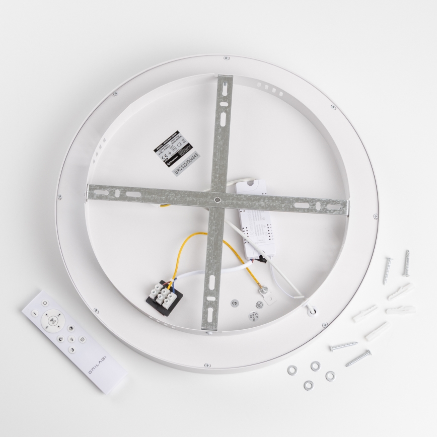 Brilagi - LED-dimmbare Deckenleuchte FALCON II LED/67W/230V 3000–6500 K Ø 40 cm weiß + Fernbedienung