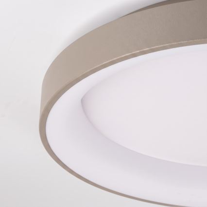 BRILAGI - LED-dimmbare Deckenleuchte FALCON II LED/99W/230V 3000-6500K Ø 60 cm weiß/beige + Fernbedienung