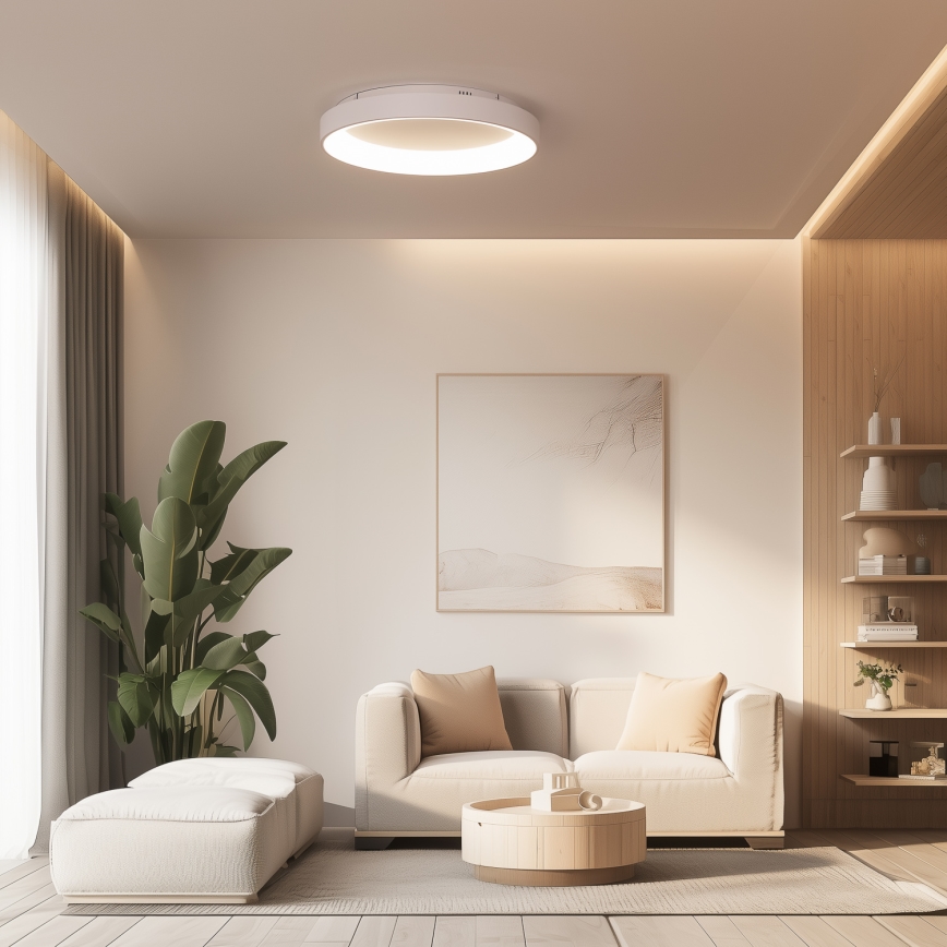 Brilagi - Dimmbare LED-Deckenleuchte FALCON II LED/99W/230V 3000-6500K Ø 60 cm weiß + Fernbedienung