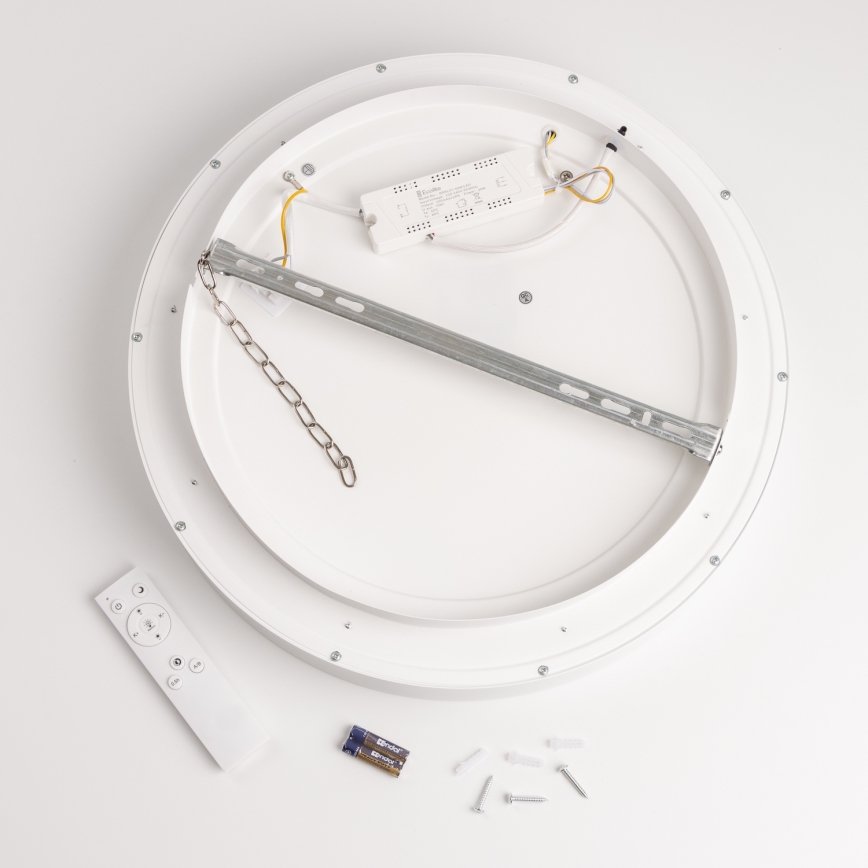 Brilagi - LED-dimmbare Deckenleuchte FALCON LED/40W/230V 3000–6500K Ø 45 cm weiß + Fernbedienung