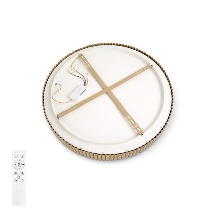Brilagi - LED-dimmbare Deckenleuchte FALCON MODERN LED/30W/230V 3000-6500K Ø 40 cm beige + Fernbedienung
