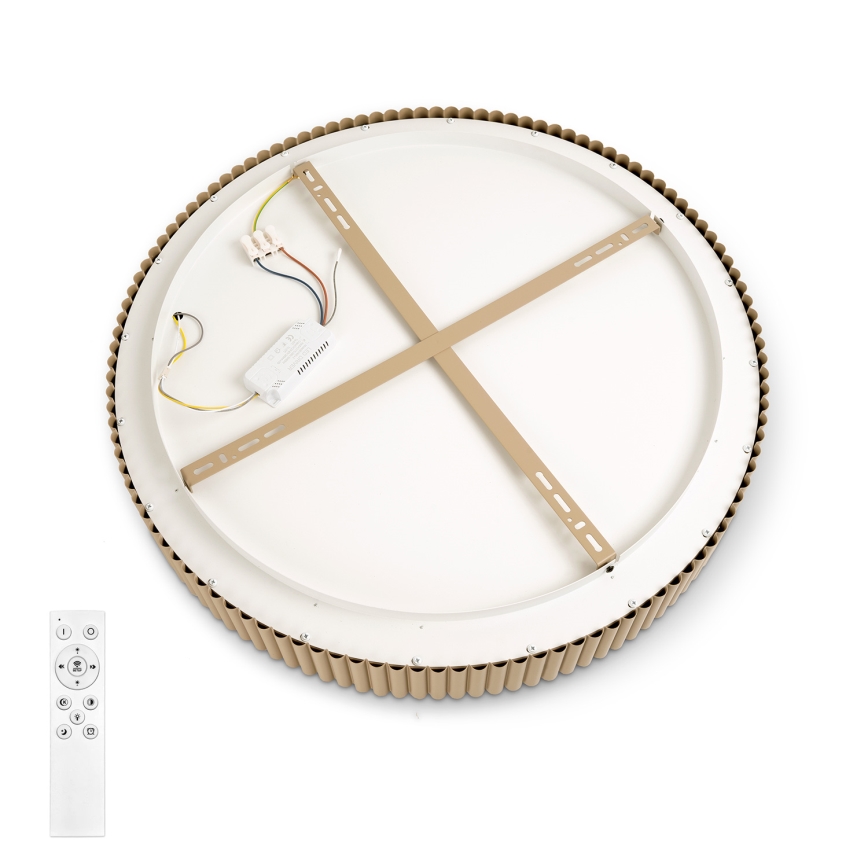 Brilagi - dimmbare LED-Deckenleuchte FALCON MODERN LED/54W/230V 3000-6500K 60 cm beige + Fernbedienung