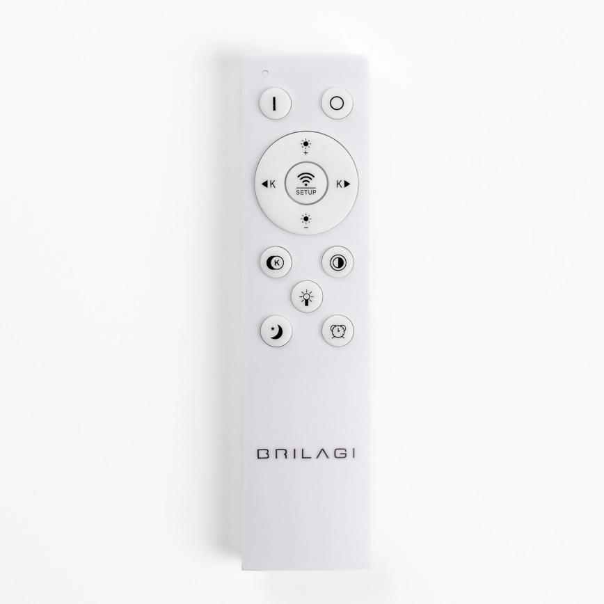 BRILAGI - Dimmbare LED-Deckenleuchte FALCON SLIM LED/42W/230V 3000-6500K Ø 50 cm beige + Fernbedienung