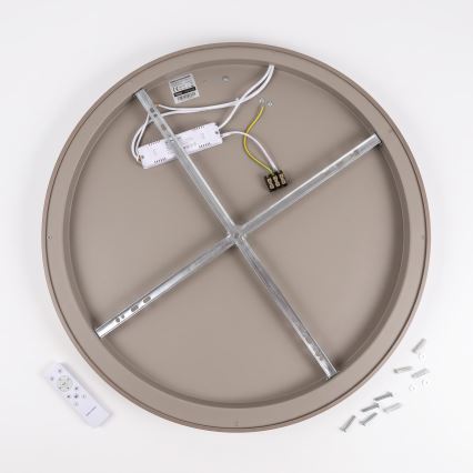 BRILAGI - Dimmbare LED-Deckenleuchte FALCON SLIM LED/42W/230V 3000-6500K Ø 50 cm beige + Fernbedienung