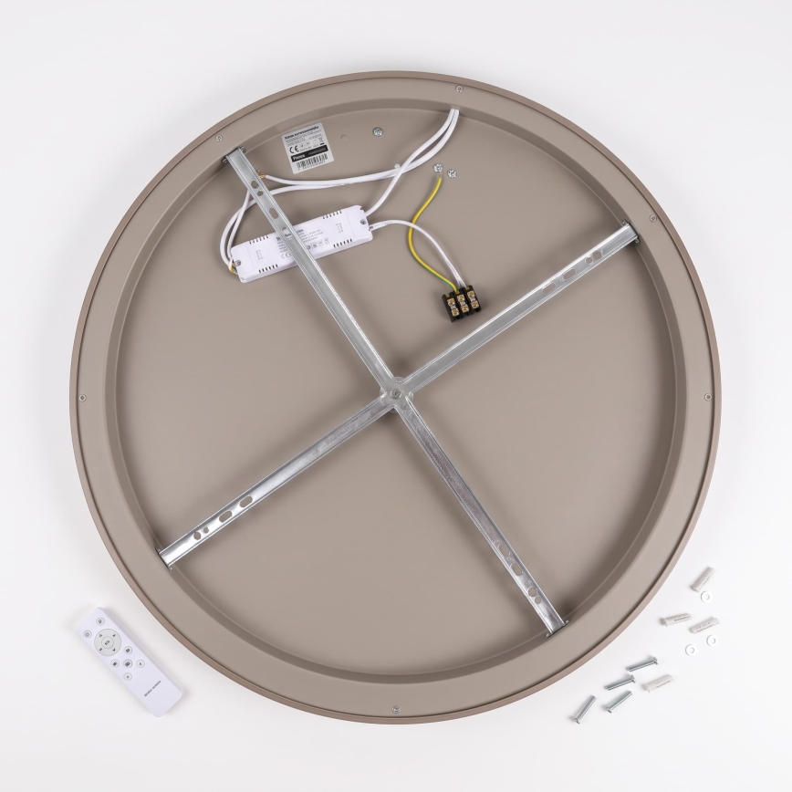 BRILAGI - Dimmbare LED-Deckenleuchte FALCON SLIM LED/42W/230V 3000-6500K Ø 50 cm beige + Fernbedienung