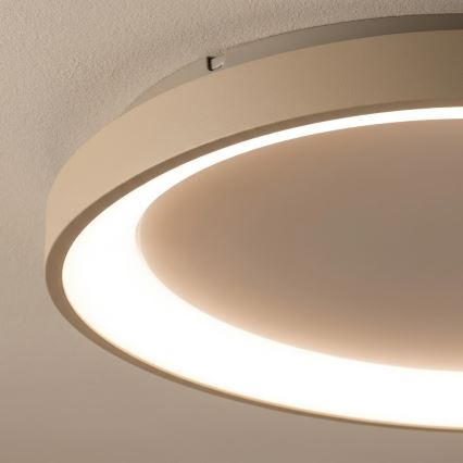 BRILAGI - dimmbare LED-Deckenleuchte FALCON SLIM LED/42W/230V 3000-6500K Ø 50 cm weiß/beige + Fernbedienung