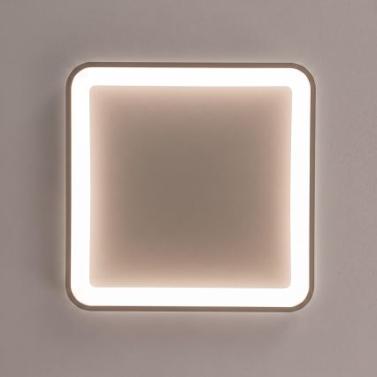 BRILAGI - LED-dimmbare Deckenleuchte FALCON SLIM LED/50W/230V 3000-6500K 50x50 cm beige + Fernbedienung