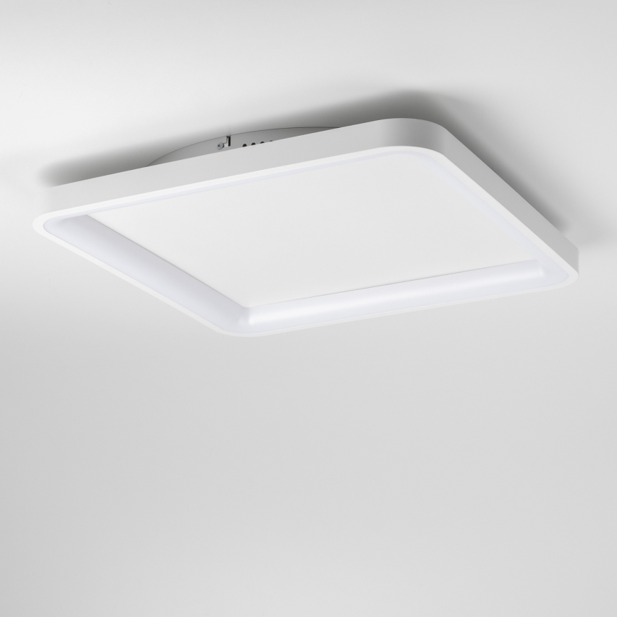 Brilagi - LED dimmbare Deckenleuchte FALCON SLIM LED/50W/230V 3000-6500K 50x50 cm Weiß + Fernbedienung