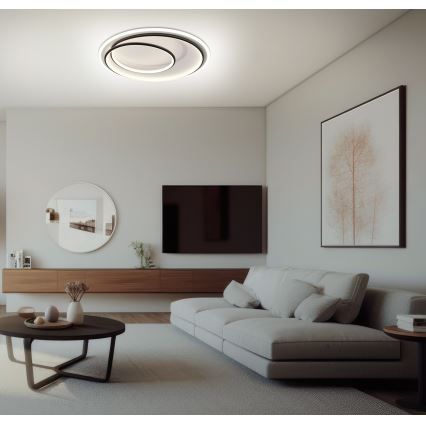 Brilagi - LED-dimmbare Deckenleuchte FLARE LED/38W/230V Ø 48 cm 3000-6000K + Fernbedienung