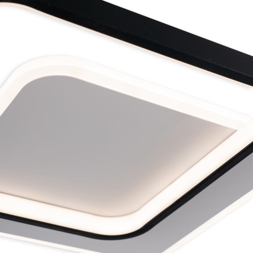 Brilagi - dimmbare LED-Deckenleuchte FLARE LED/43W/230V 3000-6000K 39,5x45 cm weiß/schwarz + Fernbedienung