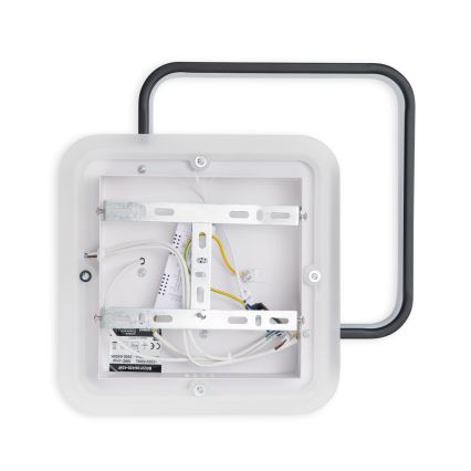 Brilagi - dimmbare LED-Deckenleuchte FLARE LED/43W/230V 3000-6000K 39,5x45 cm weiß/schwarz + Fernbedienung