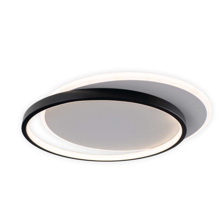 Brilagi - LED-dimmbare Deckenleuchte FLARE LED/48W/230V 3000-6000K 39,5x45 cm weiß/schwarz + Fernbedienung