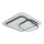 Brilagi - dimmbare LED-Deckenleuchte FLARE LED/81W/230V 3000-6000K 50x50 cm weiß/schwarz + Fernbedienung